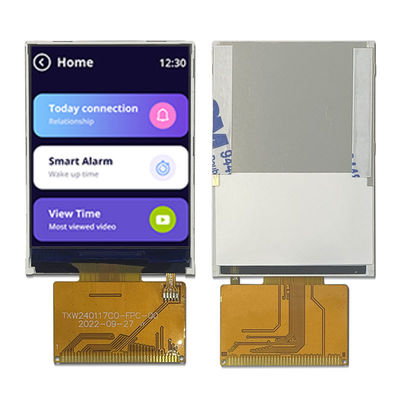 2.4 pollici 240 * 320 modulo di visualizzazione delle porte seriali MCU interfaccia luminosità 350