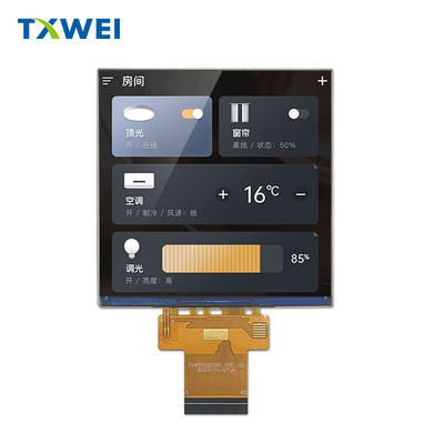 3.92 pollici 480*480 quadrato LCD Monitor 500cd/m2 Touch screen Display Module