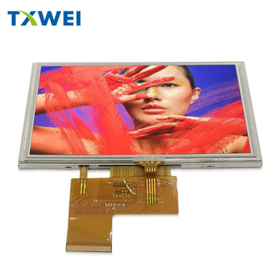 Alto luminosità 550nits Pannello LCD IPS 800x480 5 pollici Display LCD TFT