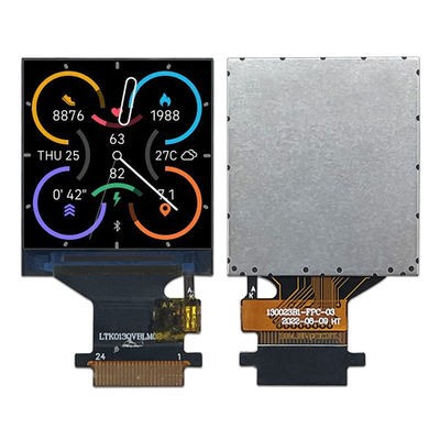 1.3 pollici LCD smart display screen indossabile quadrato IPS TFT LCD display panel