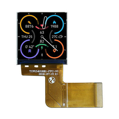 1.54 pollici quadrato schermo TFT display IPS display panel ad alta luminosità interfaccia RGB