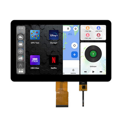 Interfaccia LVDS 10.1 pollici TFT LCD 1024*600 punti Con schermo sensori a contatto a capacità