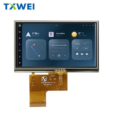 4 pollici 480*272 apparecchiature mediche industriali display 450nits con interfaccia RGB