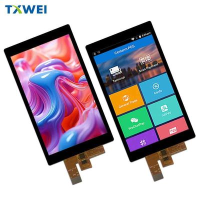 Multi Touch PCAP TFT 5,5 pollici Display MIPI Interfaccia 1080 * 1920 pixel Garanzia basso prezzo