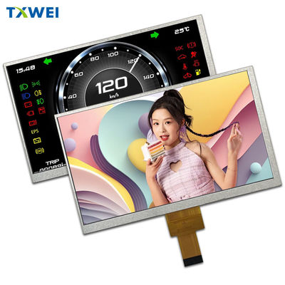 7 pollici 450cd/m2 Display 1024*600 MIPI Interfaccia schermo LCD a 40 pin