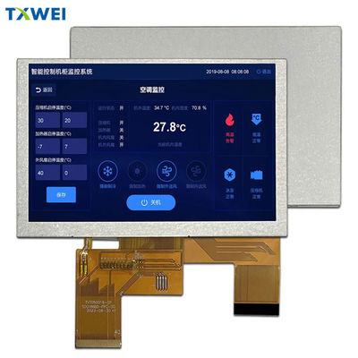 5.0 pollici LCD 800*480 Risoluzione Interfaccia RGB Controllo industriale Display LCD medico