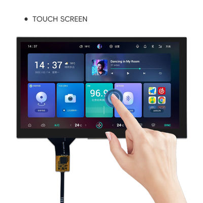 Interfaccia LVDS 7 pollici TFT LCD touch screen 1024x600 IPS Full Viewing Angle con CTP