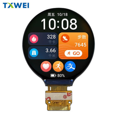 schermo touch personalizzato per display portatile intelligente circolare da 1,3 pollici 240 * 240