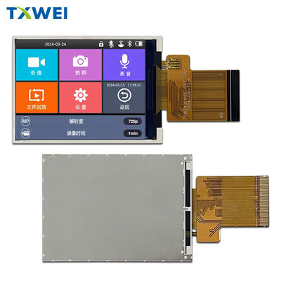 2.4 pollici 240 * 320 Display di strumenti medici con 450nits e interfaccia RGB