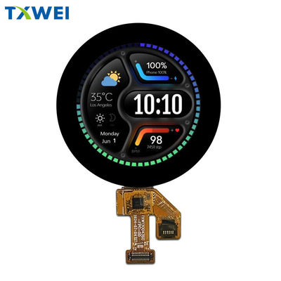 1.3 pollici 240x240 Display LCD circolare con interfaccia SPI Asahi Glass Tempered Glass Cover Material