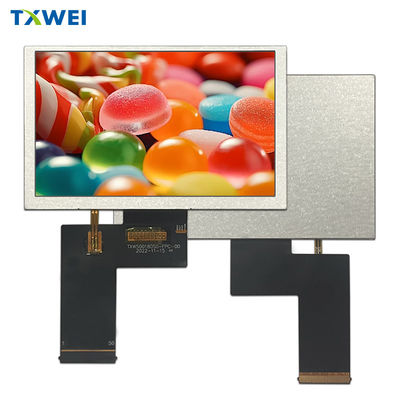 Modulo LCD TFT da 5 pollici 800*480 ST72568 Interfaccia RGB leggibile alla luce solare