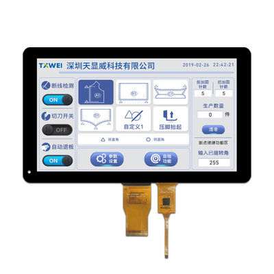 10.1 pollici TFT LCD Modulo 1024*600 Interfaccia RGB Tutti gli angoli di visione Ips Touch Screen