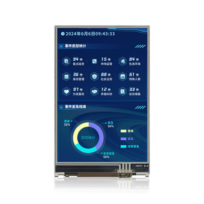3.5 pollici TFT LCD 320x480 ILI9488 dash cam Interfaccia RGB IPS pannello LCD TFT da 3,5 pollici