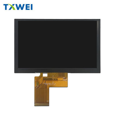 schermo LCD TFT personalizzato da 5 pollici con interfaccia RGB e display LCD a colori 800*480 con tocco capacitivo